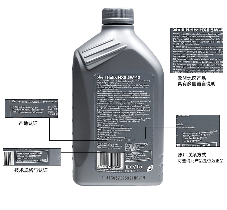 殼牌 喜力HX8 5W-40 SN PLUS 1L裝-第4張圖片-鄭州市冠恒貿(mào)易有限公司【官方網(wǎng)站】-車用潤滑油服務專家